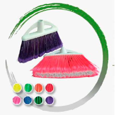 ESCOBA DE PLÁSTICO MIXTA TIPO ITALIANA PLASTIC MIXED ITALIAN BROOM